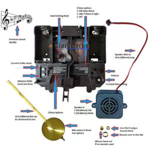 Premium Chime Clock Movement QU40.instructions from