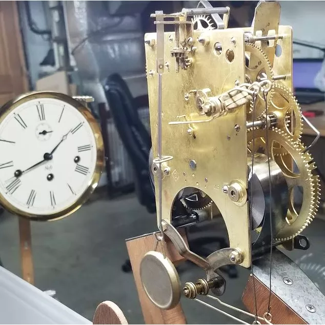 Mechanical Clock Movement Restoration By Clockworks.com from