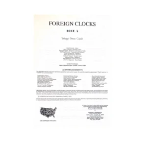 Foreign Clock Book 5 Identification and Price Guide_2 from
