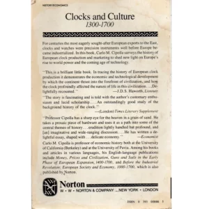 Clocks and Culture 1300 to 1700 by Carlo M Cipolla_2 from