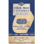 Finger Print Catalogue of Swiss Watch Material from Saul L Solomon & Son from