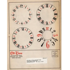 Old Times Authentic Clock Dials 1995-96 Catalog_2 from