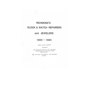 Richmonds Clock & Watch Repairers and Jewelers 1900 1983_1 from