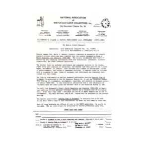 Richmonds Clock & Watch Repairers and Jewelers 1900 1983_2 from
