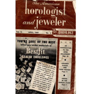 The American Horologist and Jeweler Vol 16 No 4 April 1949_1