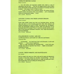 White Dial Clocks The Complete Guide by Brian Loomes_2 from