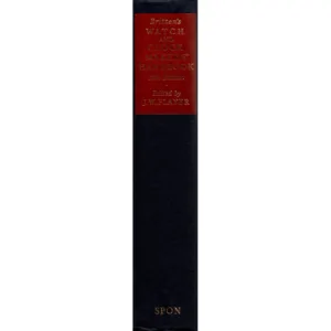 Britten's Watch and Clock Handbook Dictionary and Guide 15th Edition Revised by JW Player FBHI_2 from