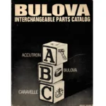 Bulova Interchangable Parts Catalog from Accutron, Bulova, Caravelle_1 from
