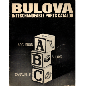 Bulova Interchangable Parts Catalog from Accutron, Bulova, Caravelle_1