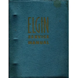 Elgin Service Manual by Elgin National Watch Company_1 from