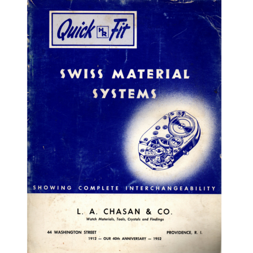 Quick-Fit Swiss Material Systems from LA Chasan & Co (Used)