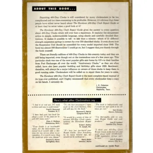 The Horolovar 400-Day Clock Repair Guide by Charles Terwilliger, 8th Edition_2 from