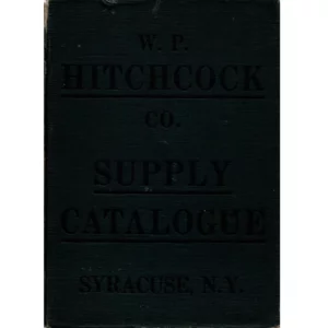 WP Hitchcock Co Supply Catalogue of Watchmakers Tools from Syracuse NY _1 from