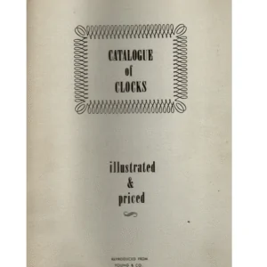 1911 Catalogue of Clocks Illustrated and Priced from Young & Co._1 from