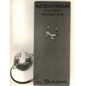 Accutron Service Manual Series 218 by Bulova_1