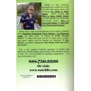 It's Time to Make More Money with Watch Repairs by Dan Gendron CMH_2 from