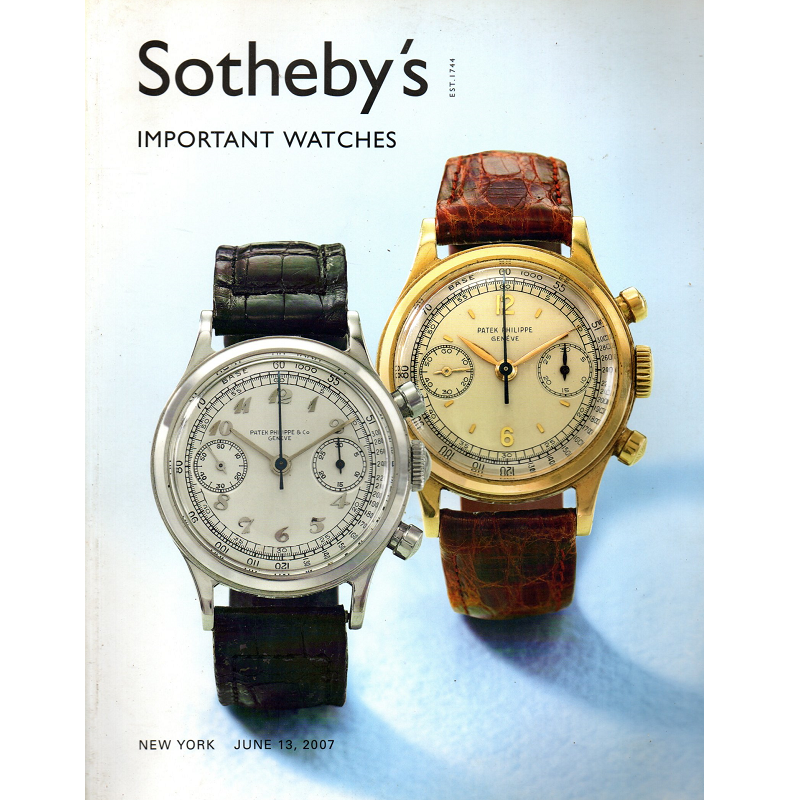Sotheby's Important Watches June 13 2007 Auction_1 Sotheby's Important Watches June 13 2007 Auction_1 from