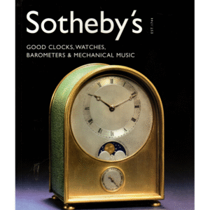 Sotheby's Important Watches March 10 2003 Auction_1 from