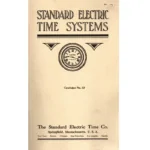 Standard Electric Time Systems Catalog No 33 from the Standard Electric Time Co_1 from