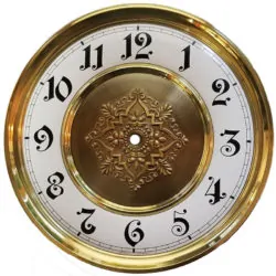 Embossed Round Clock Dial
