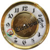 Embossed Round Clock Dial