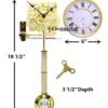 German Wall-Mantle Clock-Kit Instructions Tabs