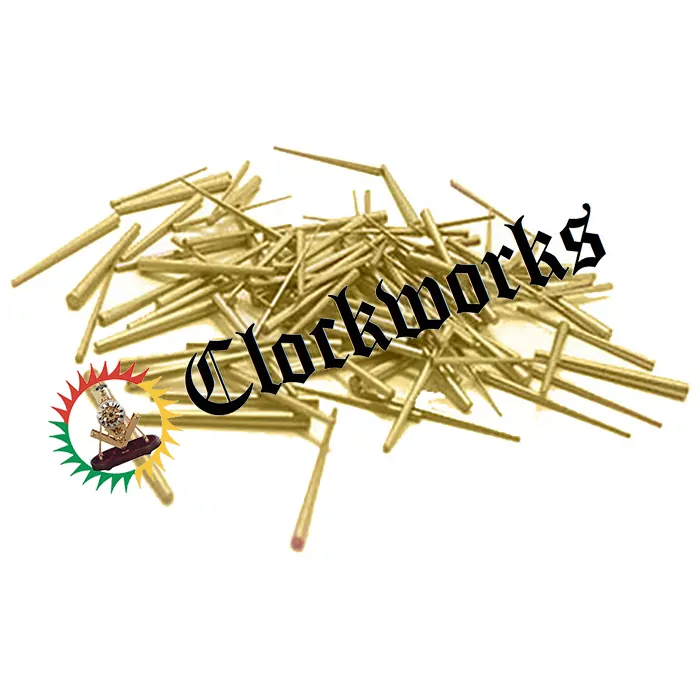 Taper Pins Brass and Steel Assorted Sizes Package of 100 Grandfather Wall Clock 