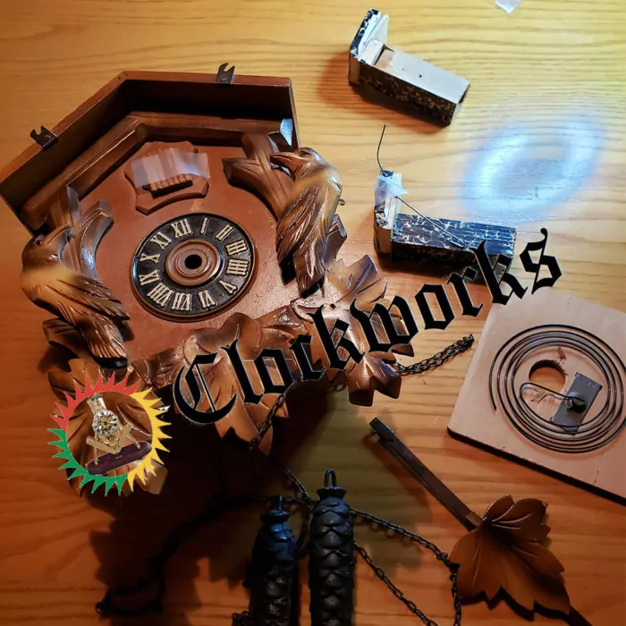 Cuckoo Clock Bellow Tops Top Set of 2 NEW Repair Parts 1 1/2" x 1 1/8" 
