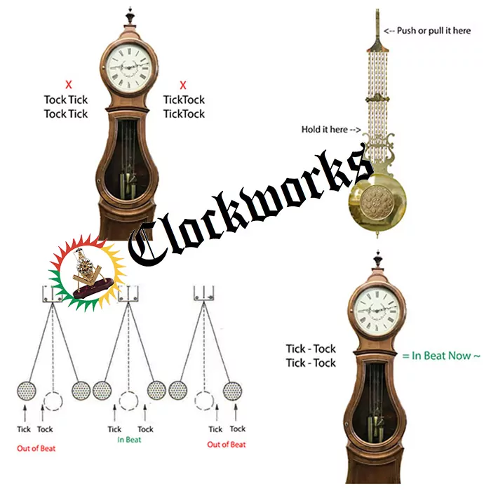 Details about    Antique Clock Pendulum Tie Down  
