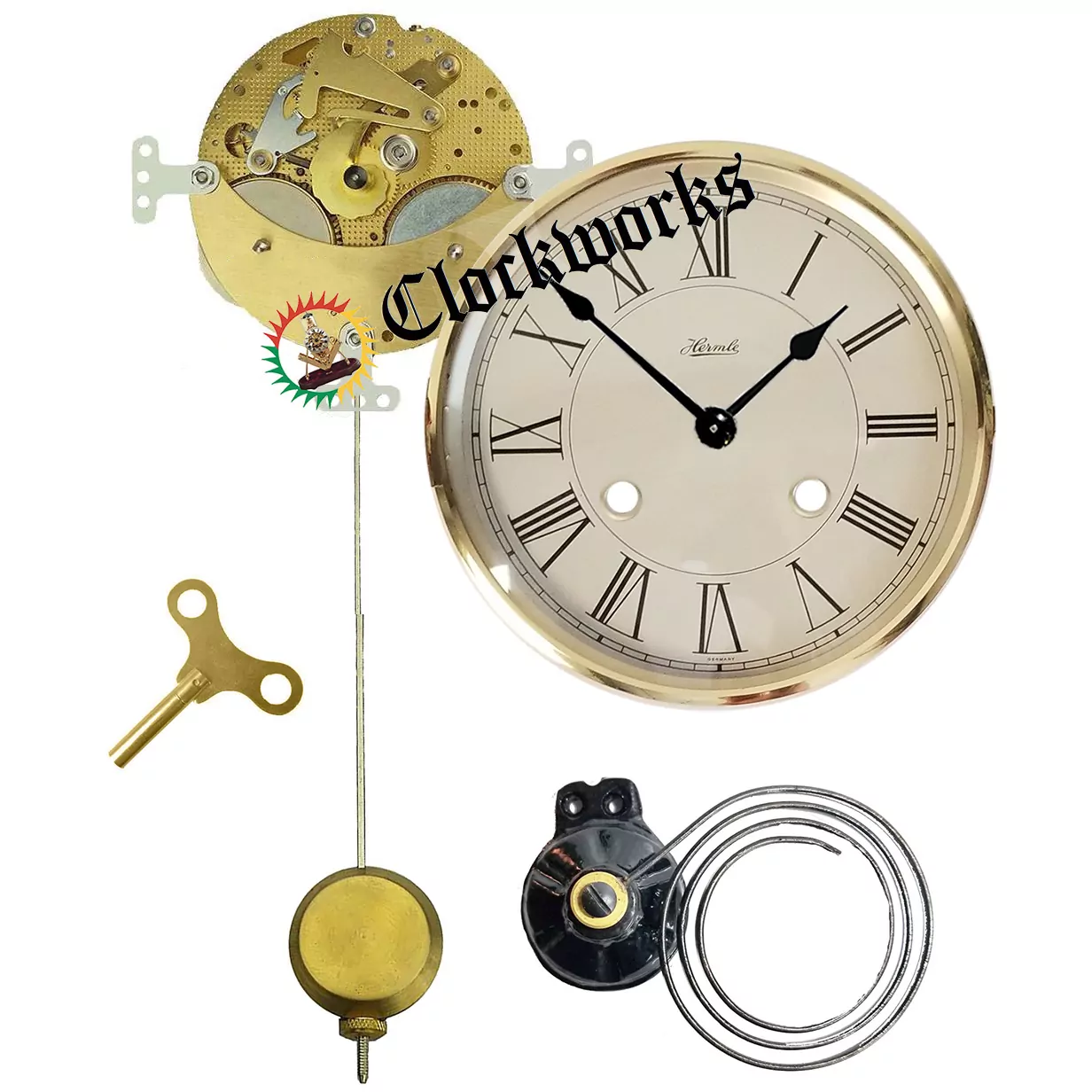 Kieninger Howard Miller Clock Hand Nut 3 PIECES Mechanical Movement 6 mm 1/4" 