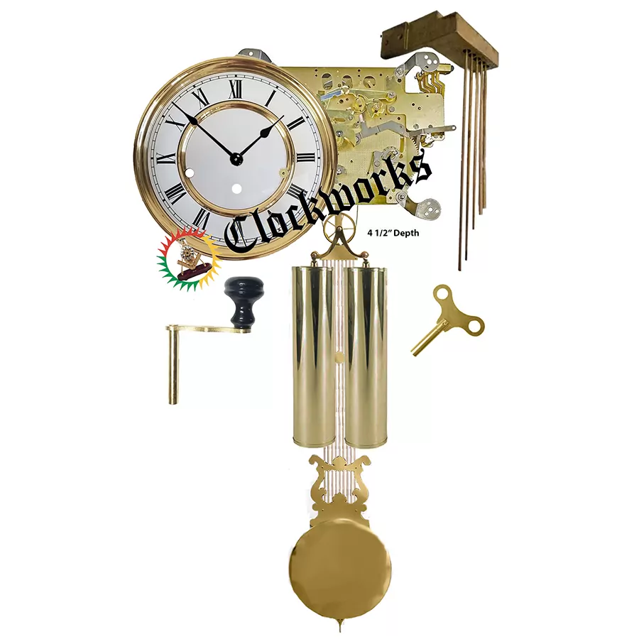 1  x New Brass Vienna Regulator Clock Crank Key Size 4 mm. 