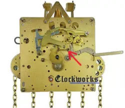 Hermle 451 Series Front-Plate Post Issue from