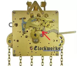 Hermle 451 Series Front-Plate Post Issue from