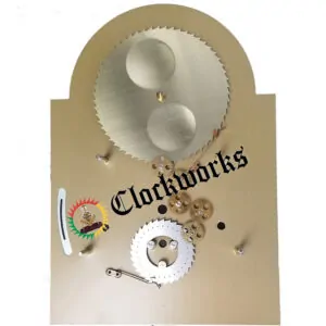 1161-853 Clock Dial White Floral Calendar wtr3 from