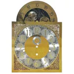 1161-850 Grandfather Clock Dial from