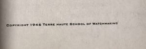 Terre Haute School of Watchmaking