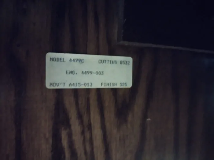  Seth-Thomas-Clock-label from  