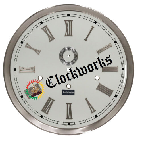 Hermle 1161 Round Grandfather Clock Dial 13 Inch