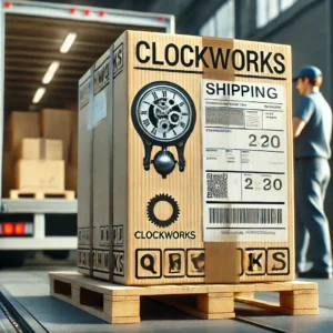 shipping clock parts from clockworks from