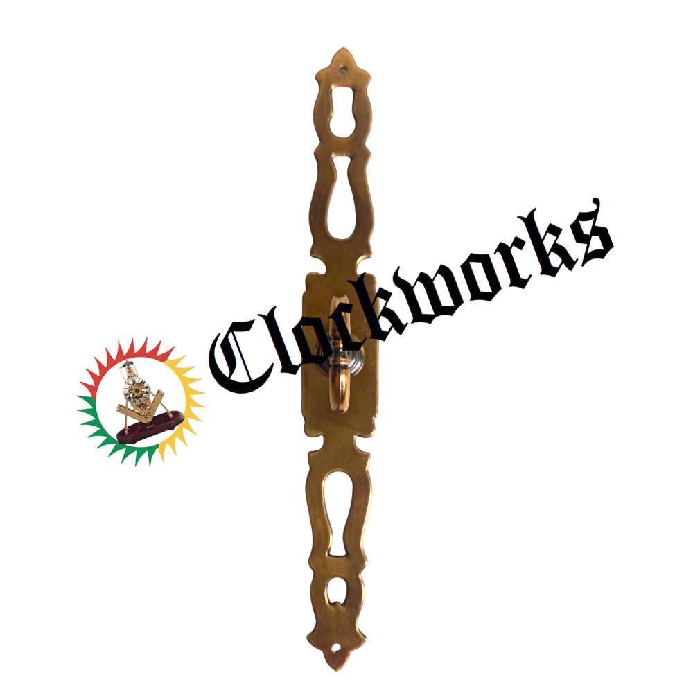 Clock Cabinet Door Ring Pull Antiqued Brass antiqued brass clock cabinet door ring pull 6-1-2 inch decorative hardware