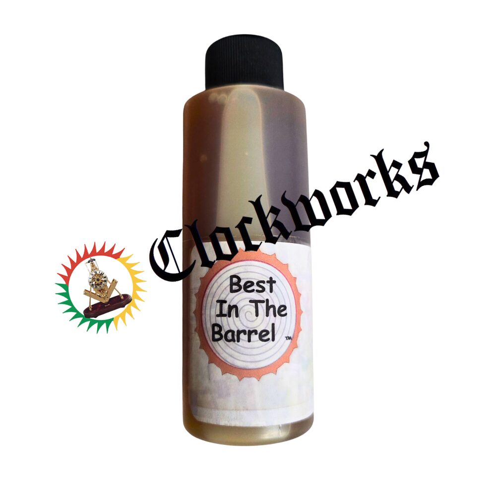 Best In The Barrel Mainspring Grease 4 oz Best In The Barrel mainspring grease 4 oz bottle for clock repair and lubrication