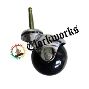 Black Swivel Stem Casters - Set of 4